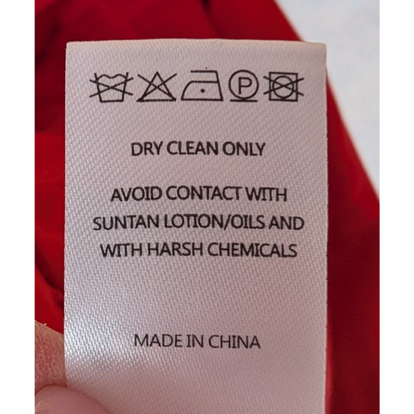 Saloni Phoebe Coral Daybreak Devore Floral Dress Size 6 Ruffle Hem Silk Blend - Picture 13 of 14